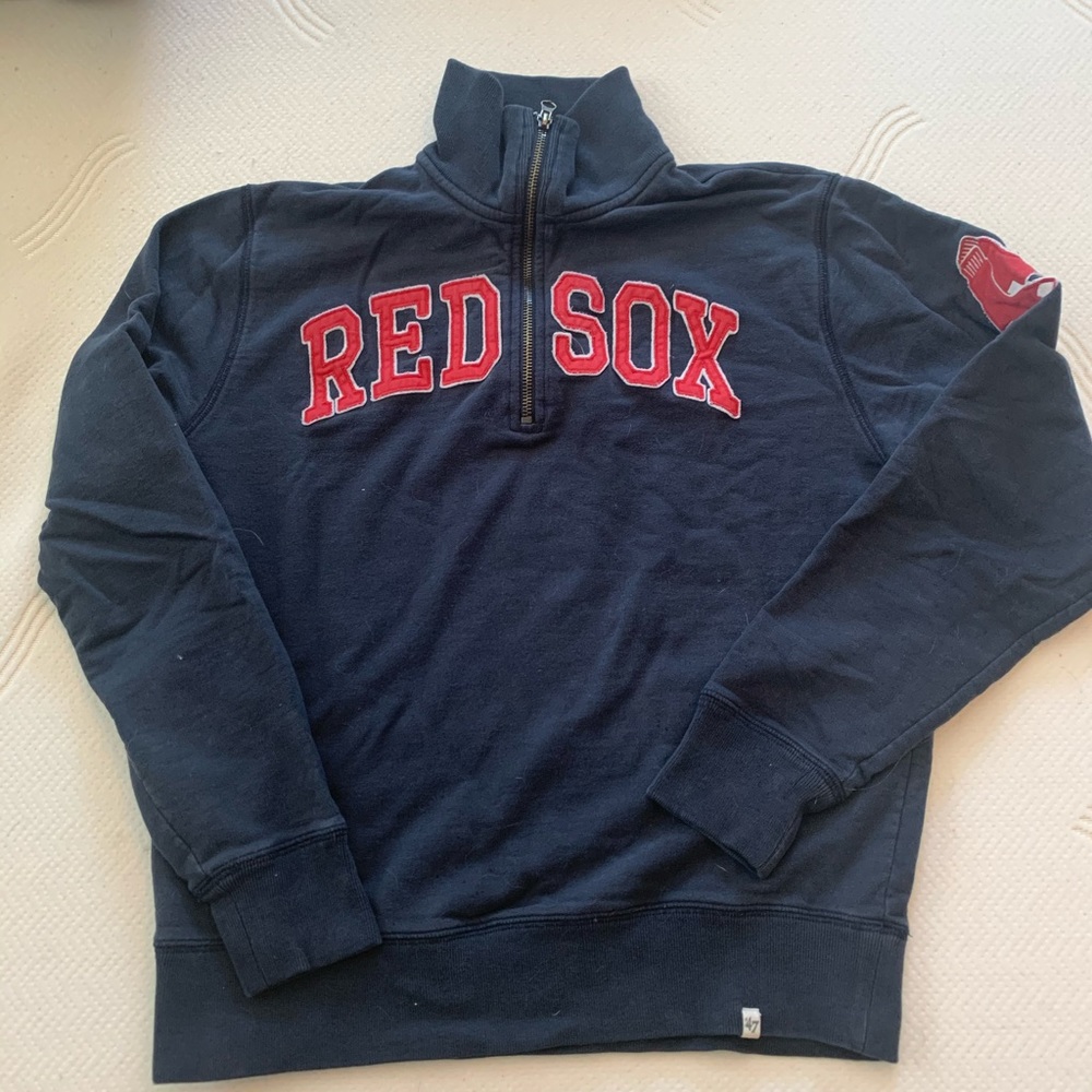 47 brand Red Sox 1/4 zip